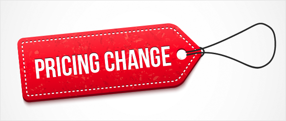 Pricing Change